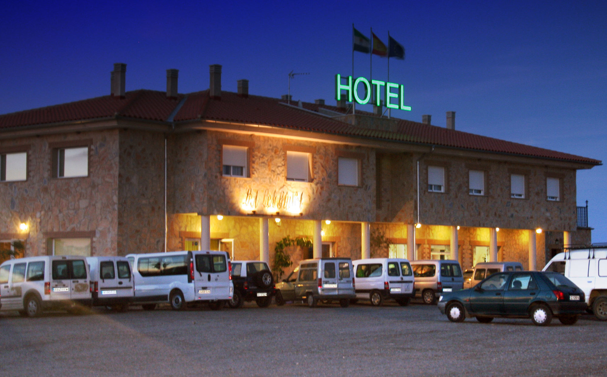 Hotel Restaurante Sostenible La Laguna Brozas Exteriör bild